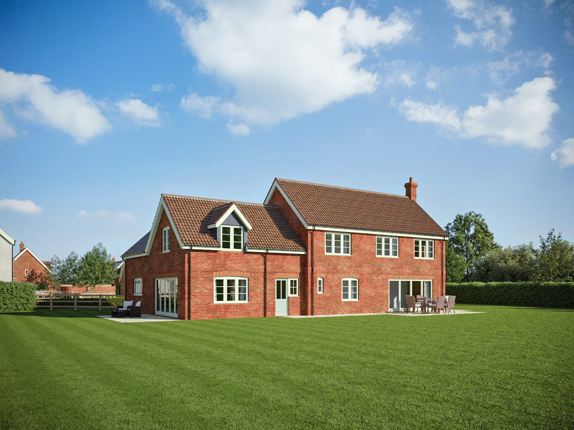 Townsend Farm Plot 9 Rear Render