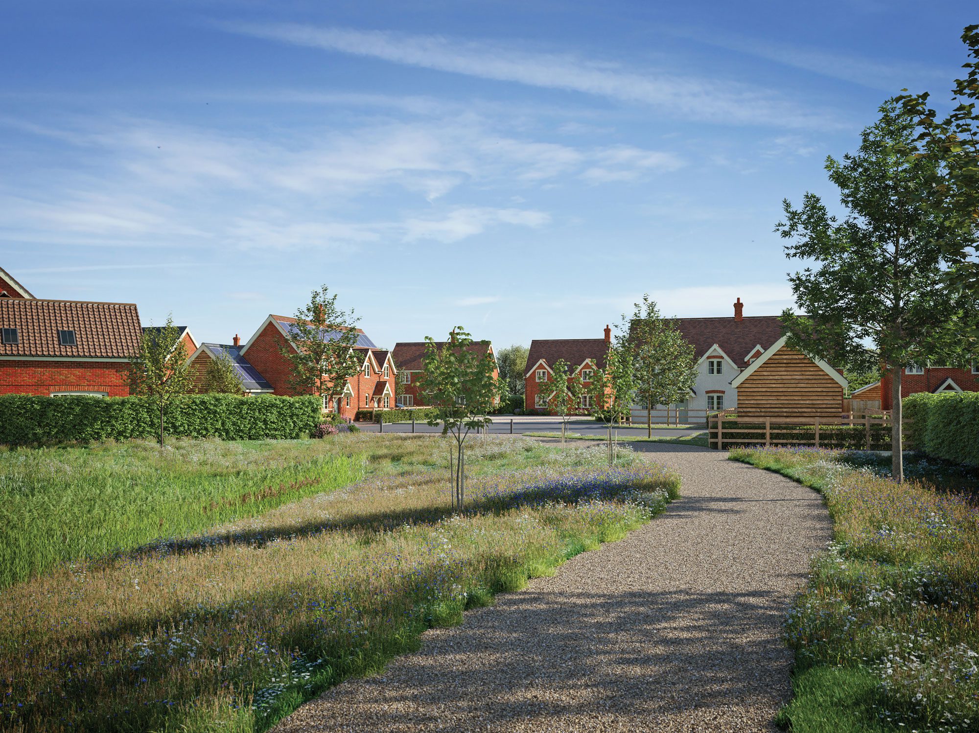 A plot in the new Farmyard Townsend Development